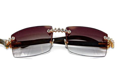 diamond cartier glasses for cheap|cartier rimless glasses with diamonds.